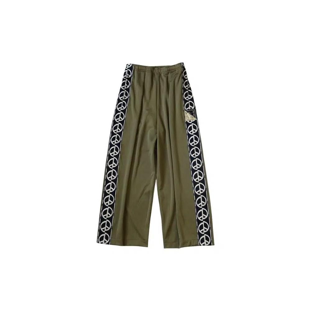 Капитал Smooth Jersey TH.D.D. Baggy Track Pants (Peace Sign) 'Khaki' 1