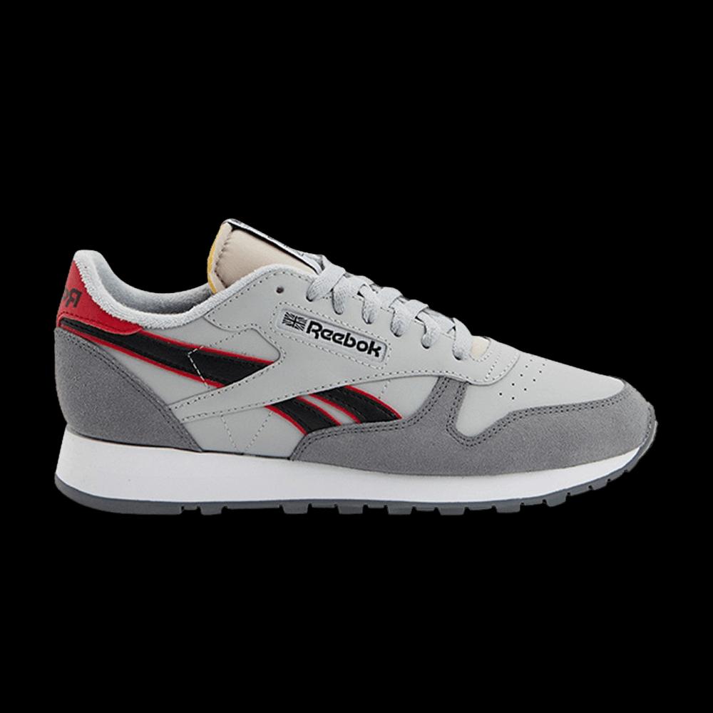 Лайфстайл Reebok Classic Leather 'Pure Grey Vector Red' 1