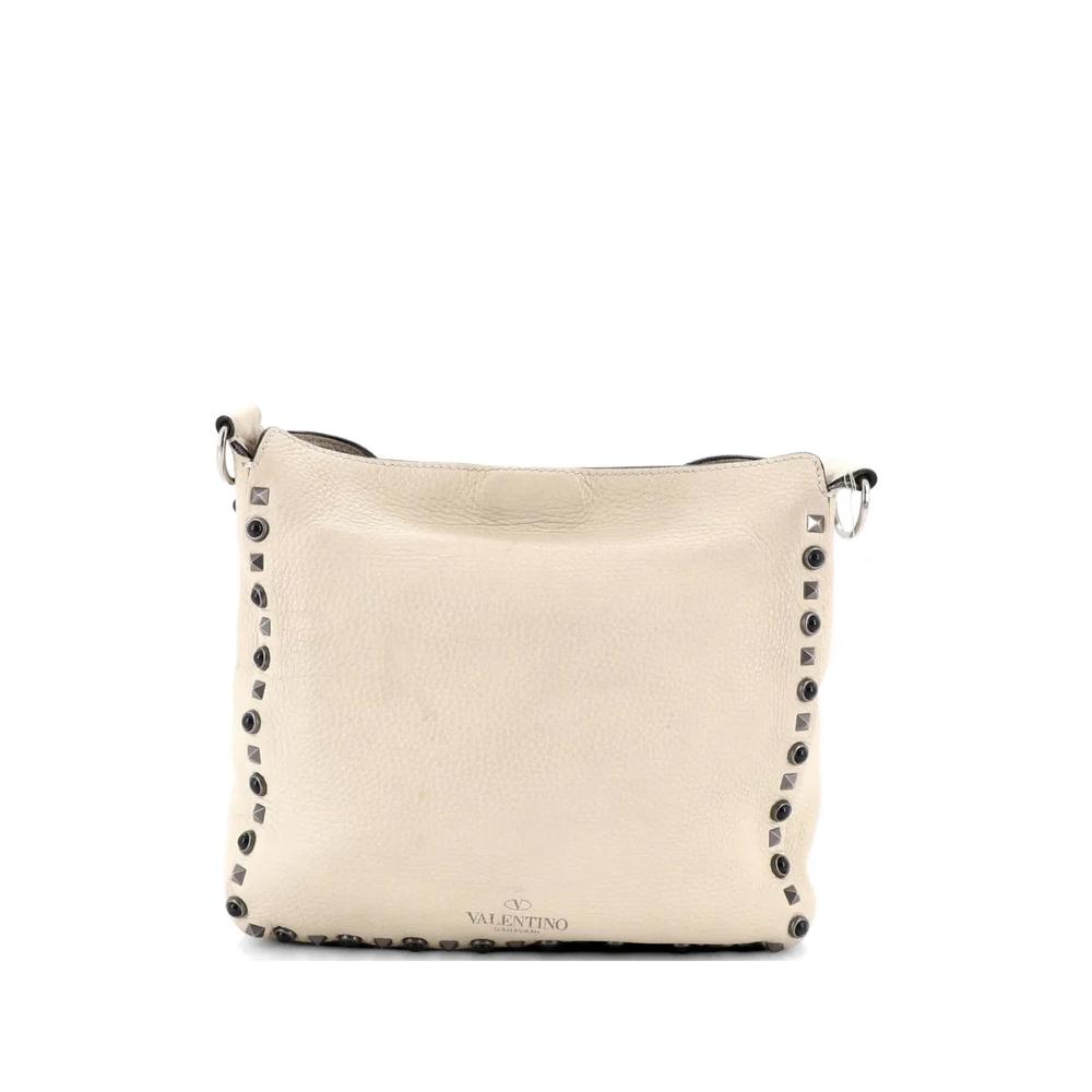 Сумка через плечо Rolling Rockstud Flip Lock Messenger Bag Leather with Cabochons Medium 2