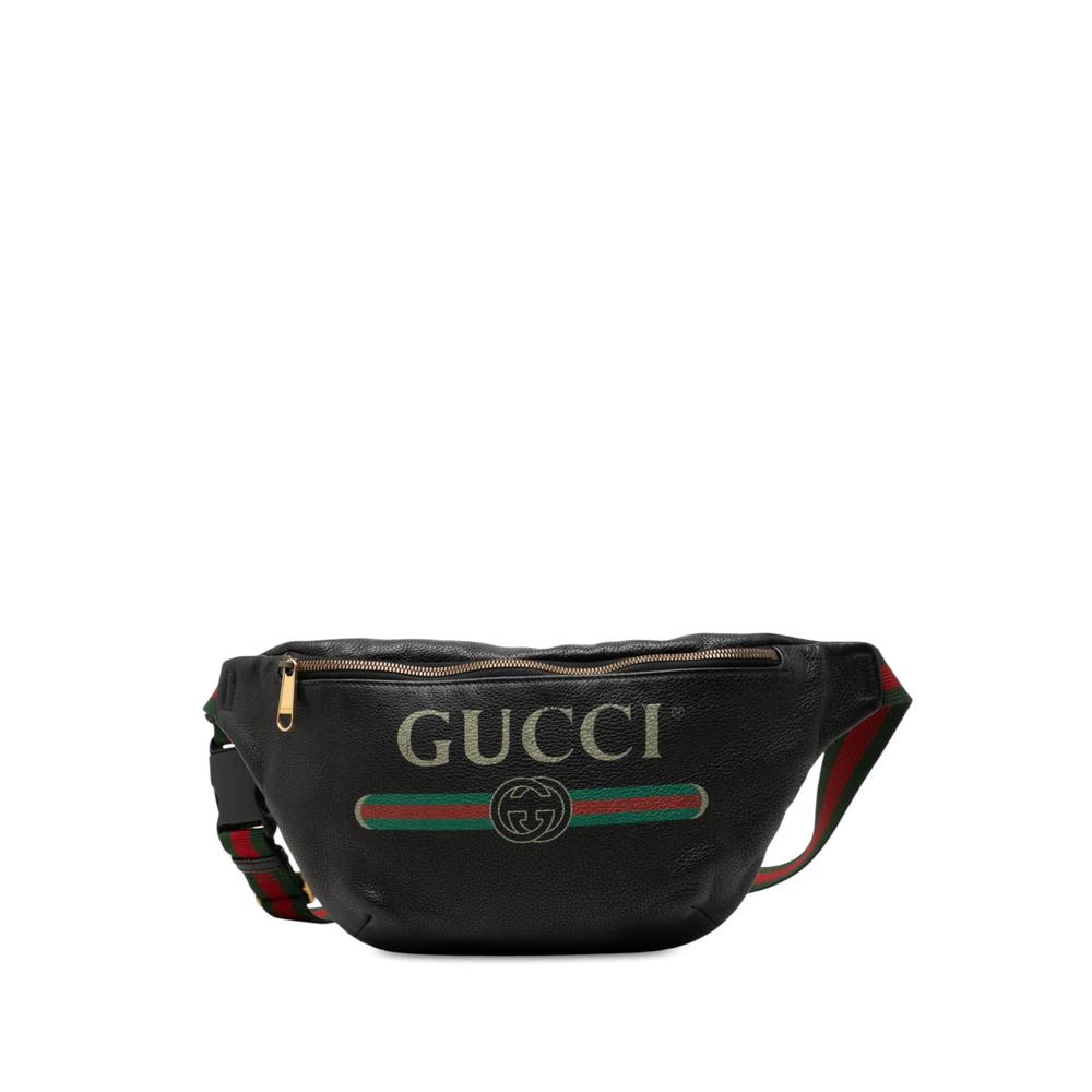 2000-2015 Leather Logo Web belt bag 1