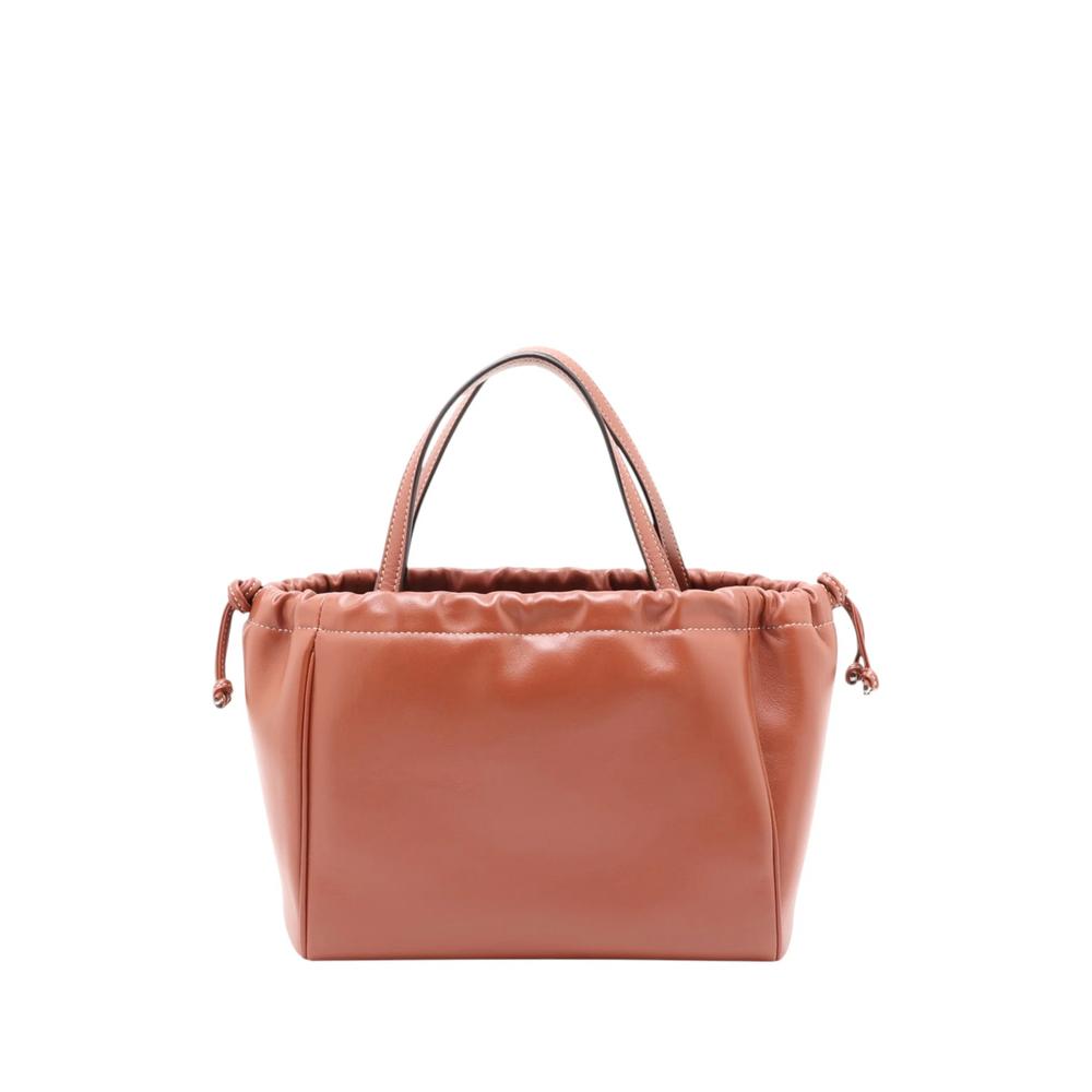 2020-2026 Small Calfskin Cuir Triomphe Cabas Drawstring satchel 3