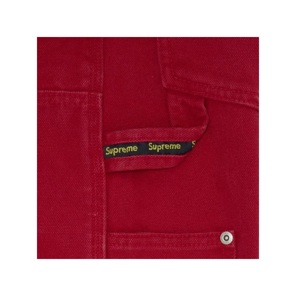 Брюки Supreme Double Knee Painter Pant 'Красный' 3