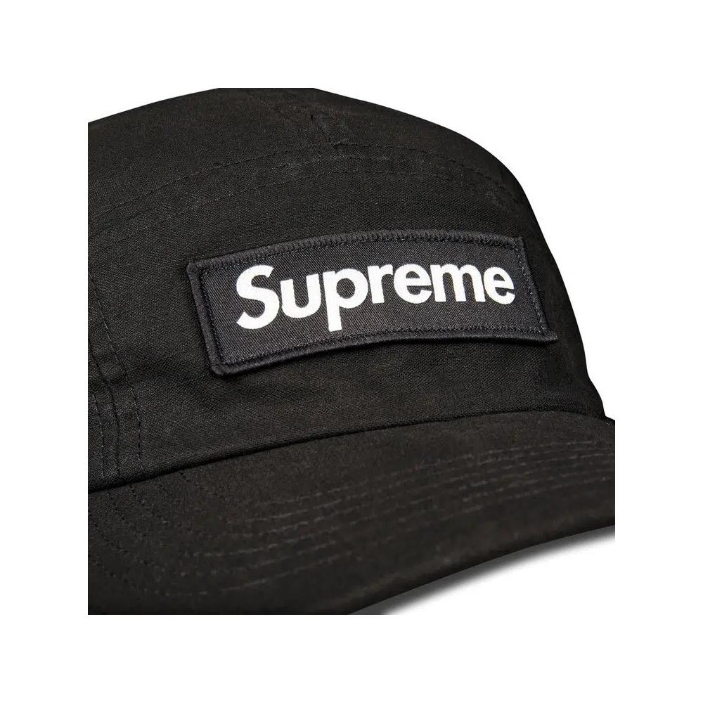 Кепка Supreme Military Camp Cap 'Black' 3
