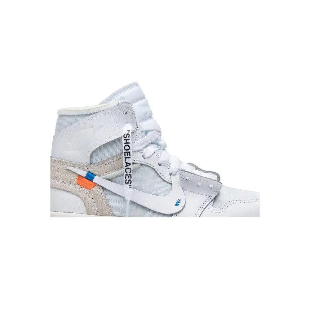 Кроссовки Off-White x Air Jordan 1 Retro High OG BG 'White' 2018 2