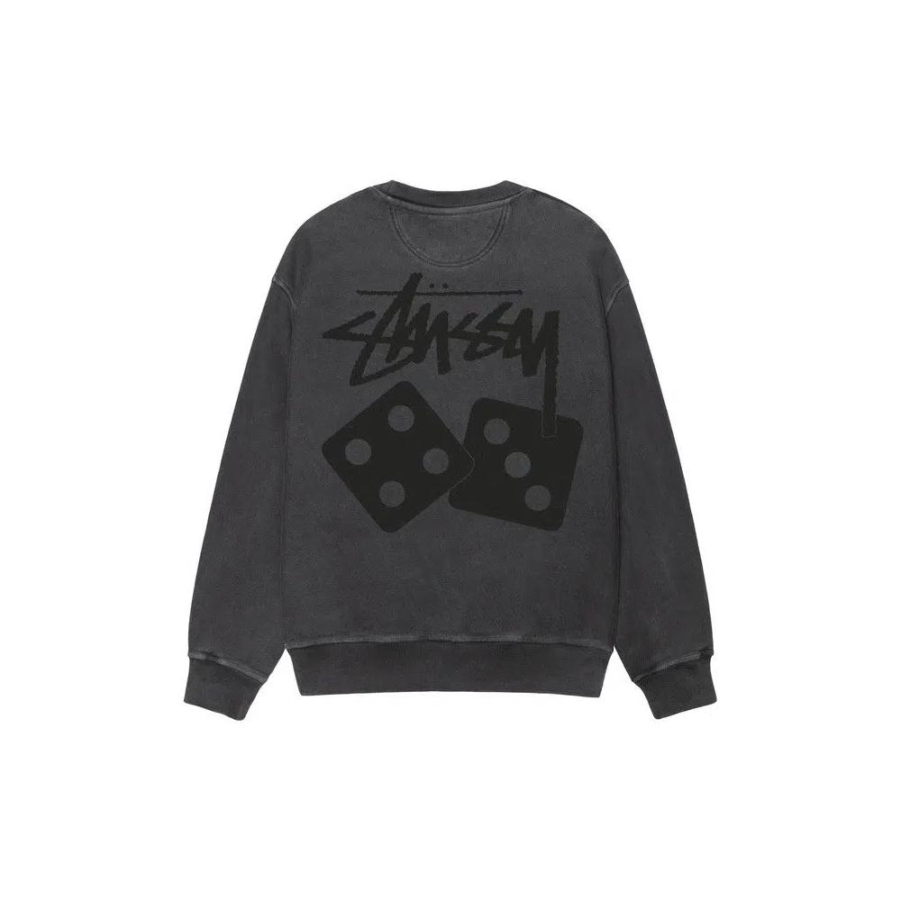 Топы Stussy Dice Crew Pigment Dyed 'Черный' 2