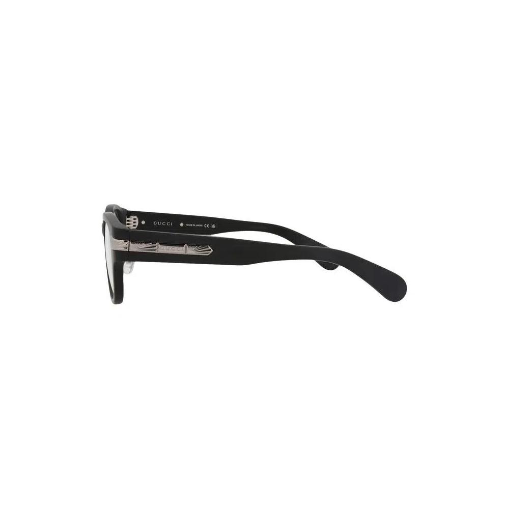 Очки Gucci Round-Frame Recycled Acetate Optical Frames 'Черный/Прозрачный' 2