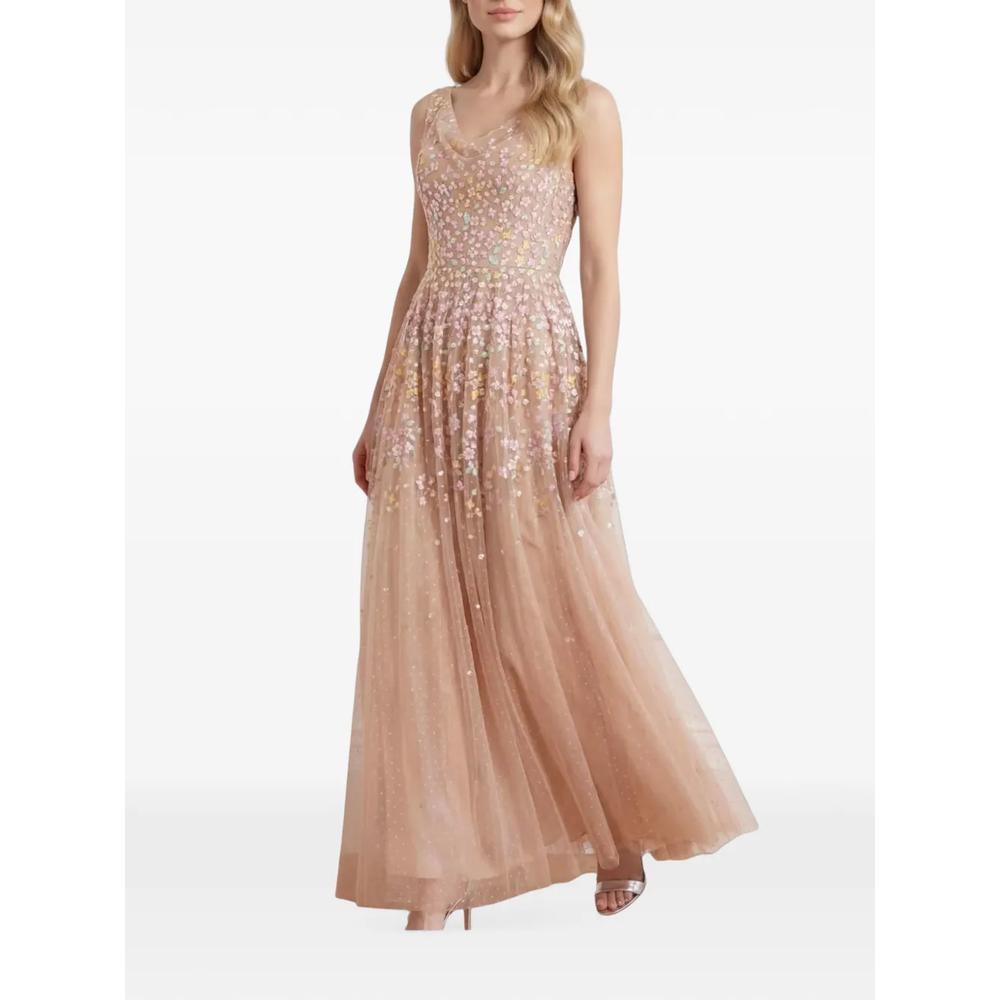 Versailles Ditsy cowl-neck gown 2