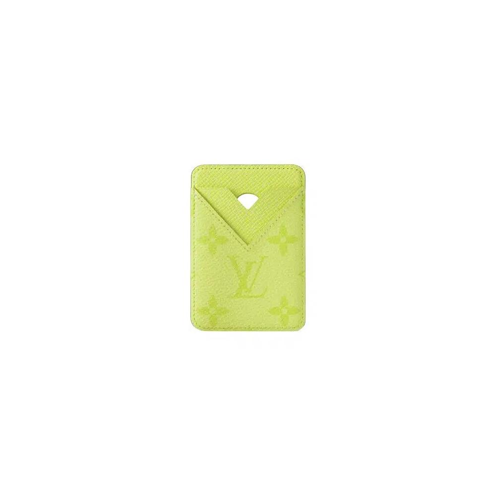 Держатели карт Louis Vuitton Magnetic Card Holder 'Lemon Yellow Monogram Canvas' 1
