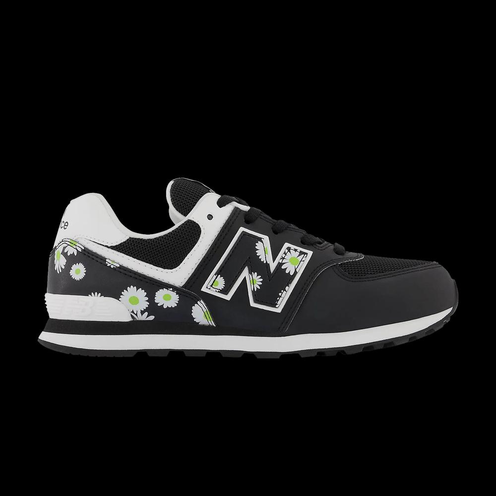 Кроссовки New Balance 574 Big Kid «Black Florals» 1