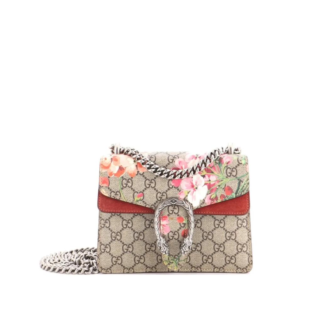 Сумка на плечо Dionysus Bag Blooms Print GG Coated Canvas Medium 1