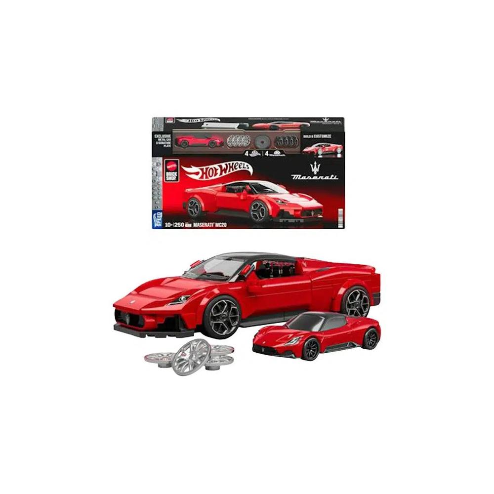 Игрушки и наборы для игр Hot Wheels Brick Shop Maserati Mc20 Building Set 2