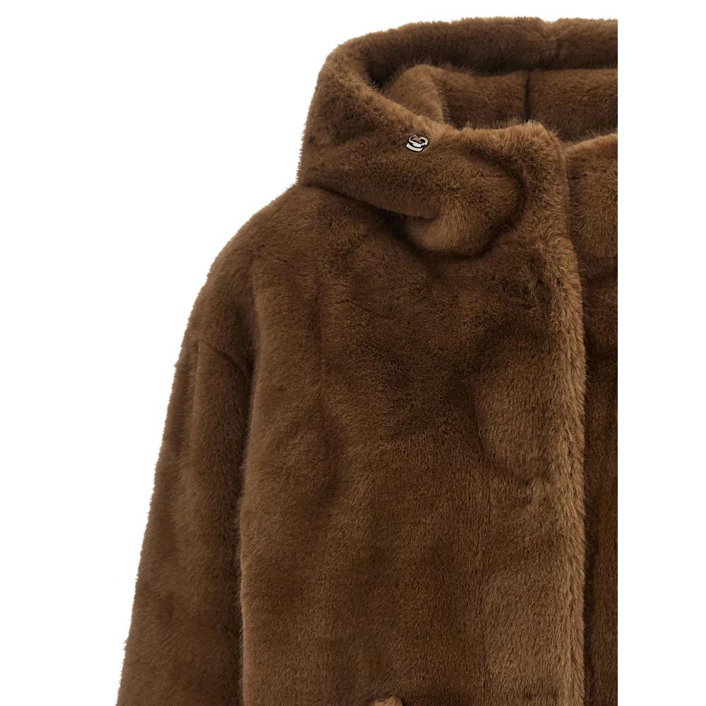 hooded faux-fur jacket 3