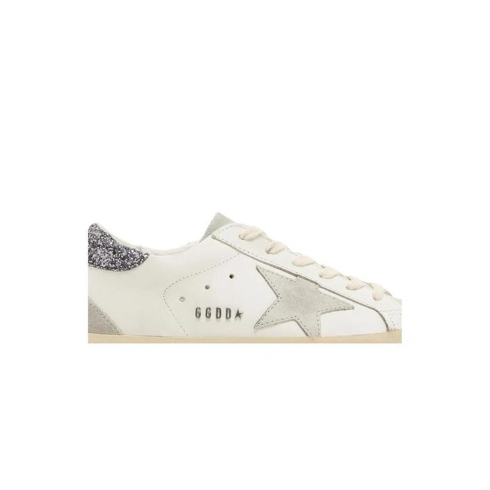 Кроссовки Golden Goose Wmns Superstar 'Белый Серый Глиттер' 2