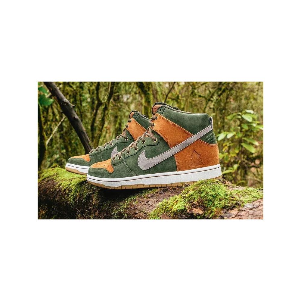 Кроссовки Homegrown x Nike SB Dunk High PRM «Sequoia» 1