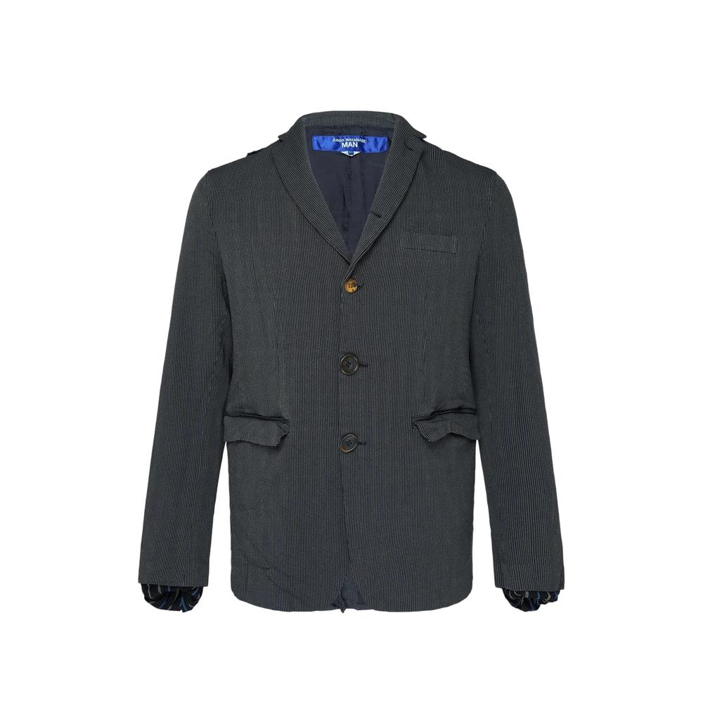 patchwork notched-lapel jacket 1