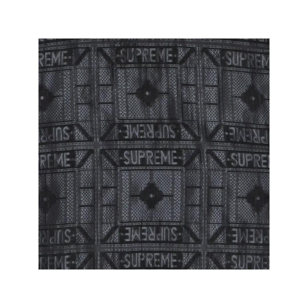 Рубашки на пуговицах Supreme Tray Jacquard Short-Sleeve Shirt 'Black' 3