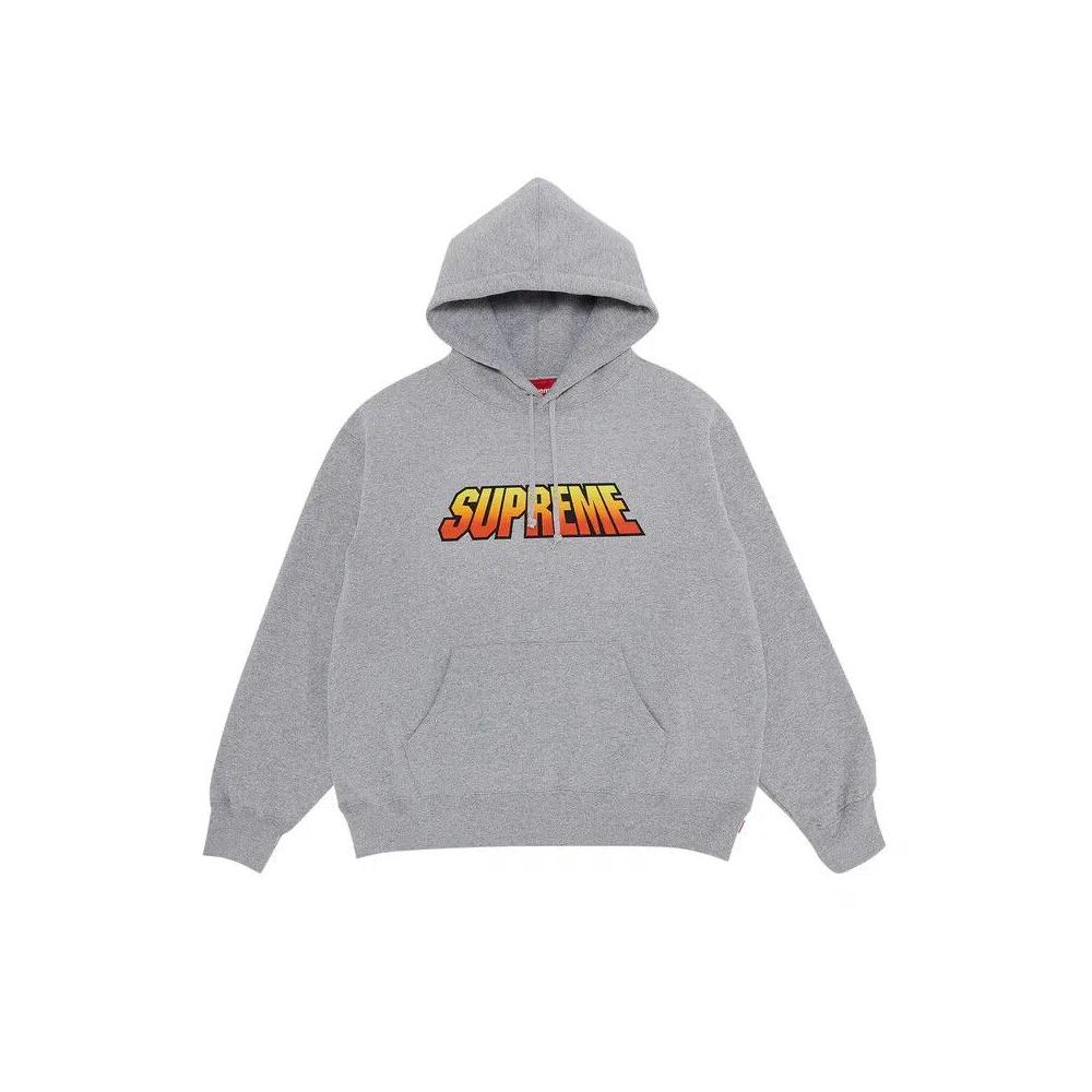 Худи Supreme Gradient Hooded Sweatshirt 'Heather Grey' 1
