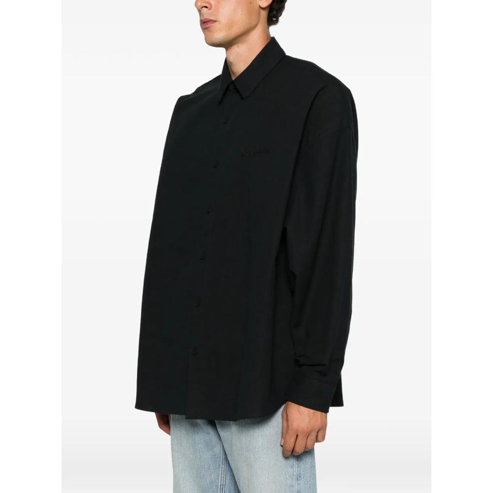 Essentials logo-embroidered shirt 3