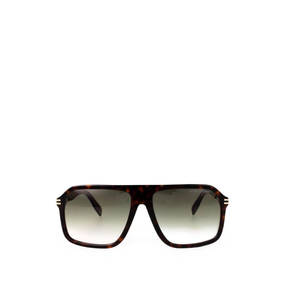 tortoiseshell-effect square-frame sunglasses 1