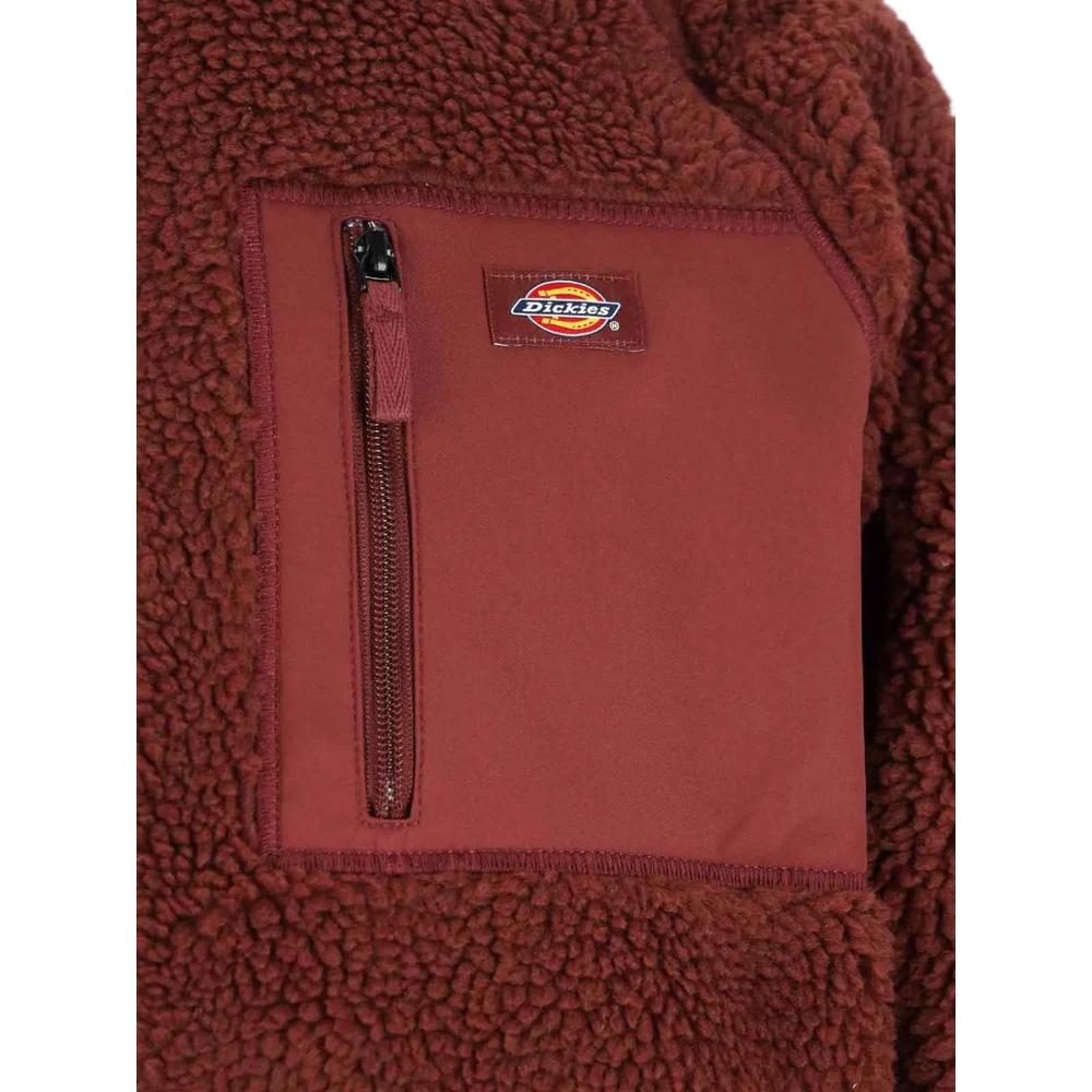 fleece-texture zip-up hoodie 3