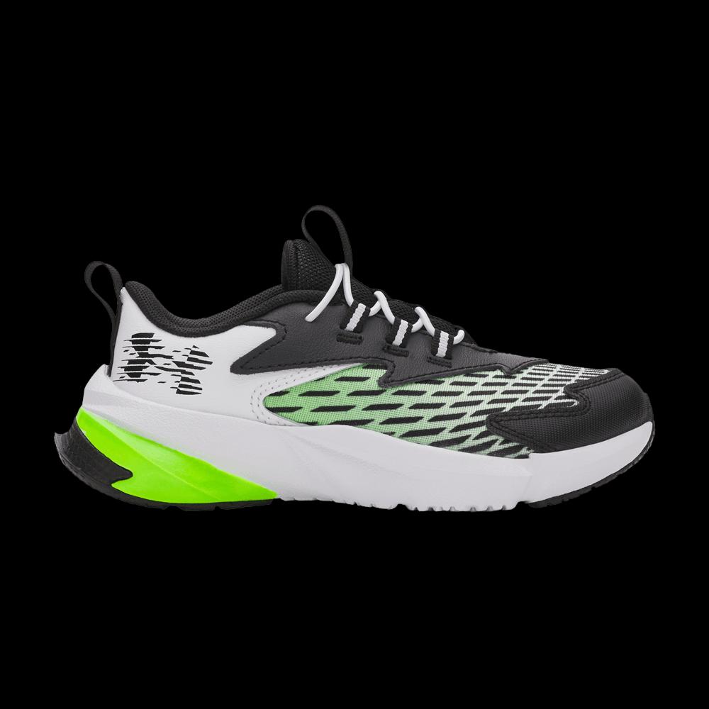 Кроссовки Under Armour Scramjet 7 PS 'White Hyper Green Black' 1