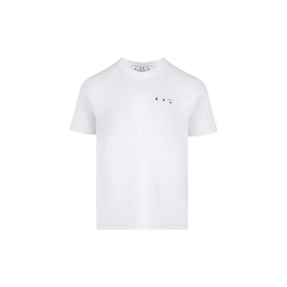Футболки Off-White Caravaggio Paint Slim Tee 'White/Black' 1