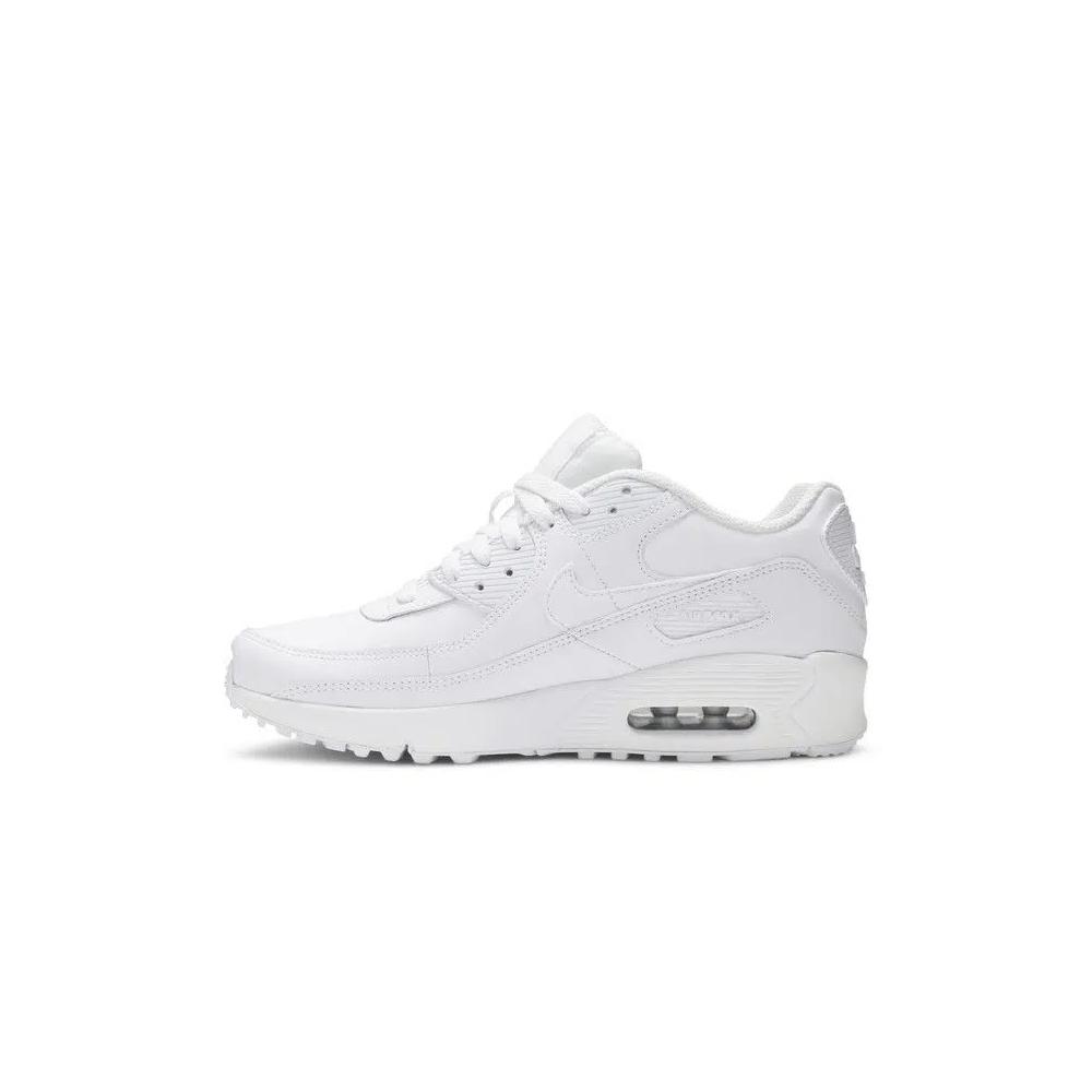 Кроссовки Nike Air Max 90 Leather GS 'White' 3