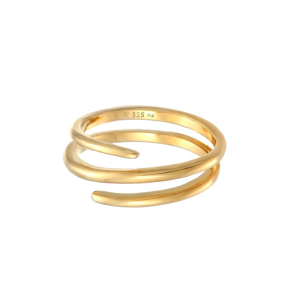 Кольцо Statement Filigree Wrapped с золотым покрытием 3