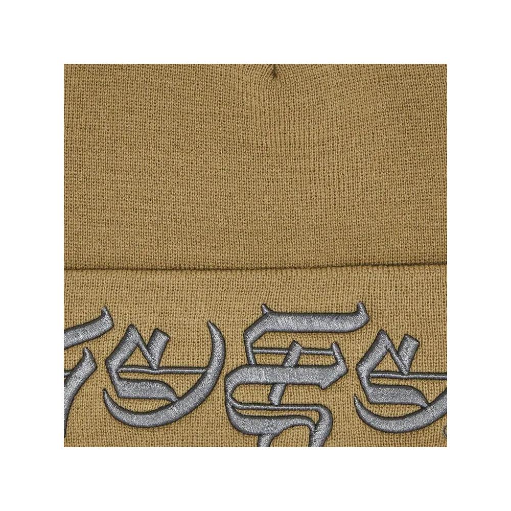 Бини Supreme New Era Blackletter Beanie 'Tan' 3
