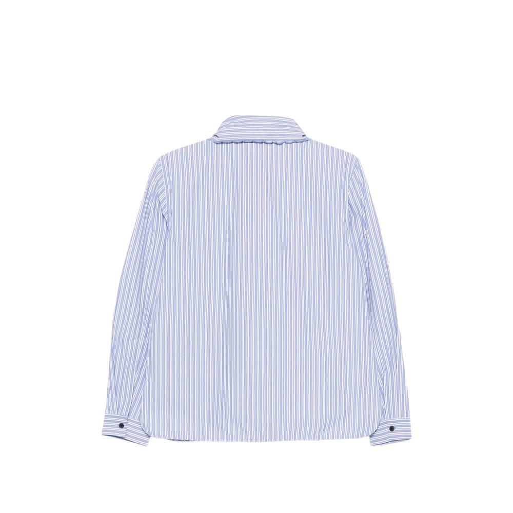 striped scalloped-trim shirt 2