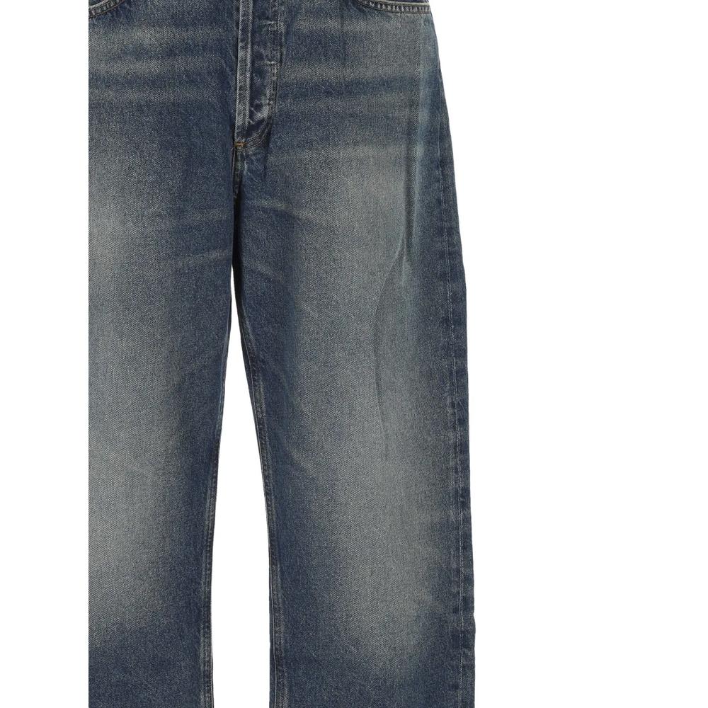 faded straight-leg jeans 3