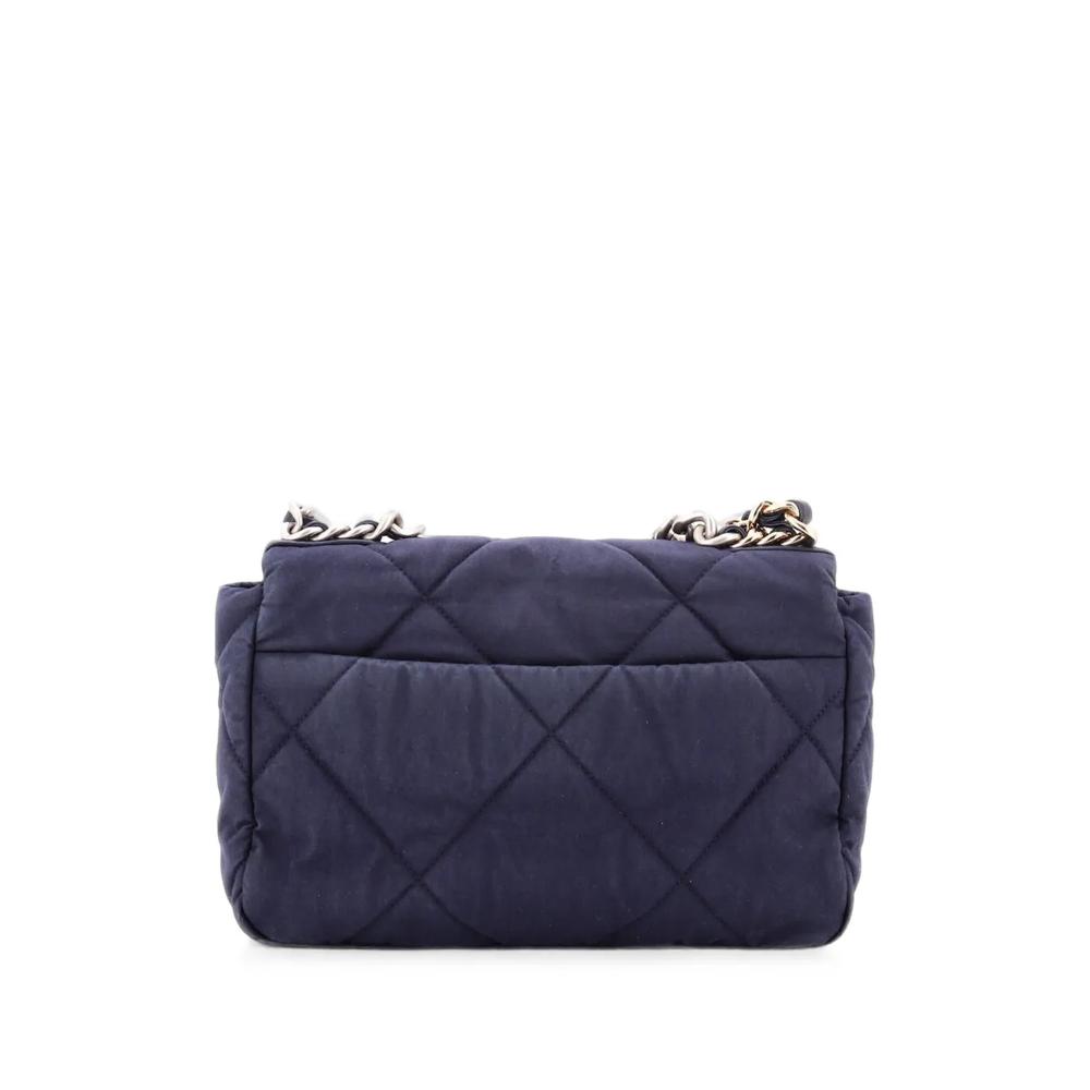 Сумка на плечо 19 Flap Bag Quilted Canvas среднего размера 2