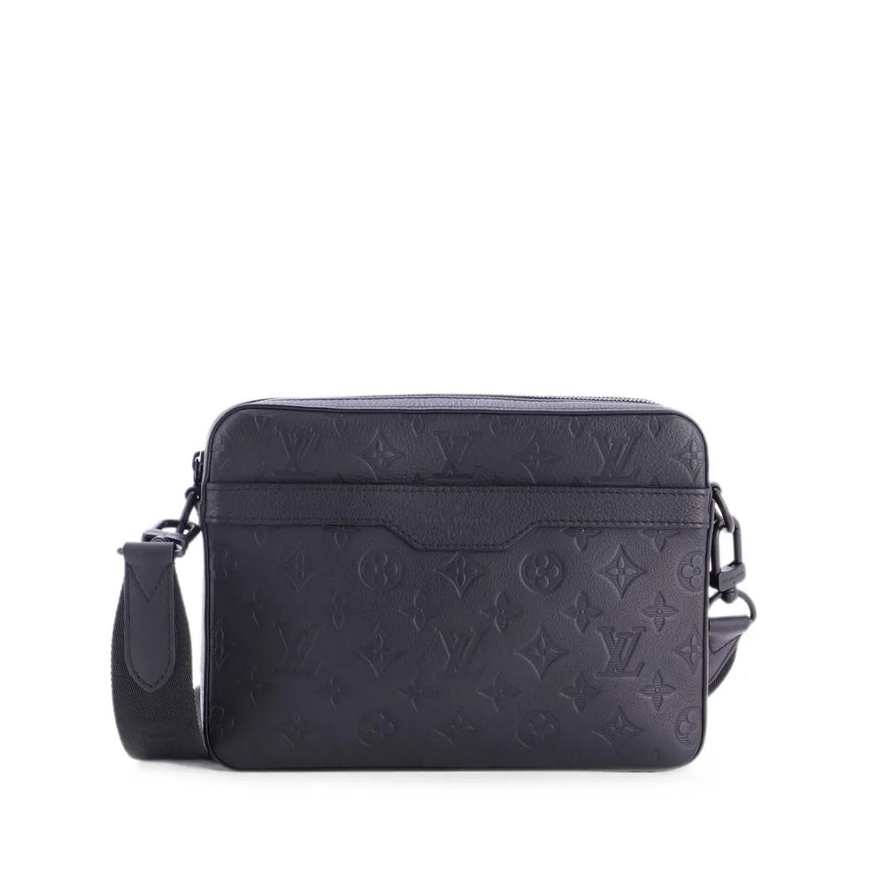Сумка через плечо Trio Messenger Bag Monogram Shadow Leather 1