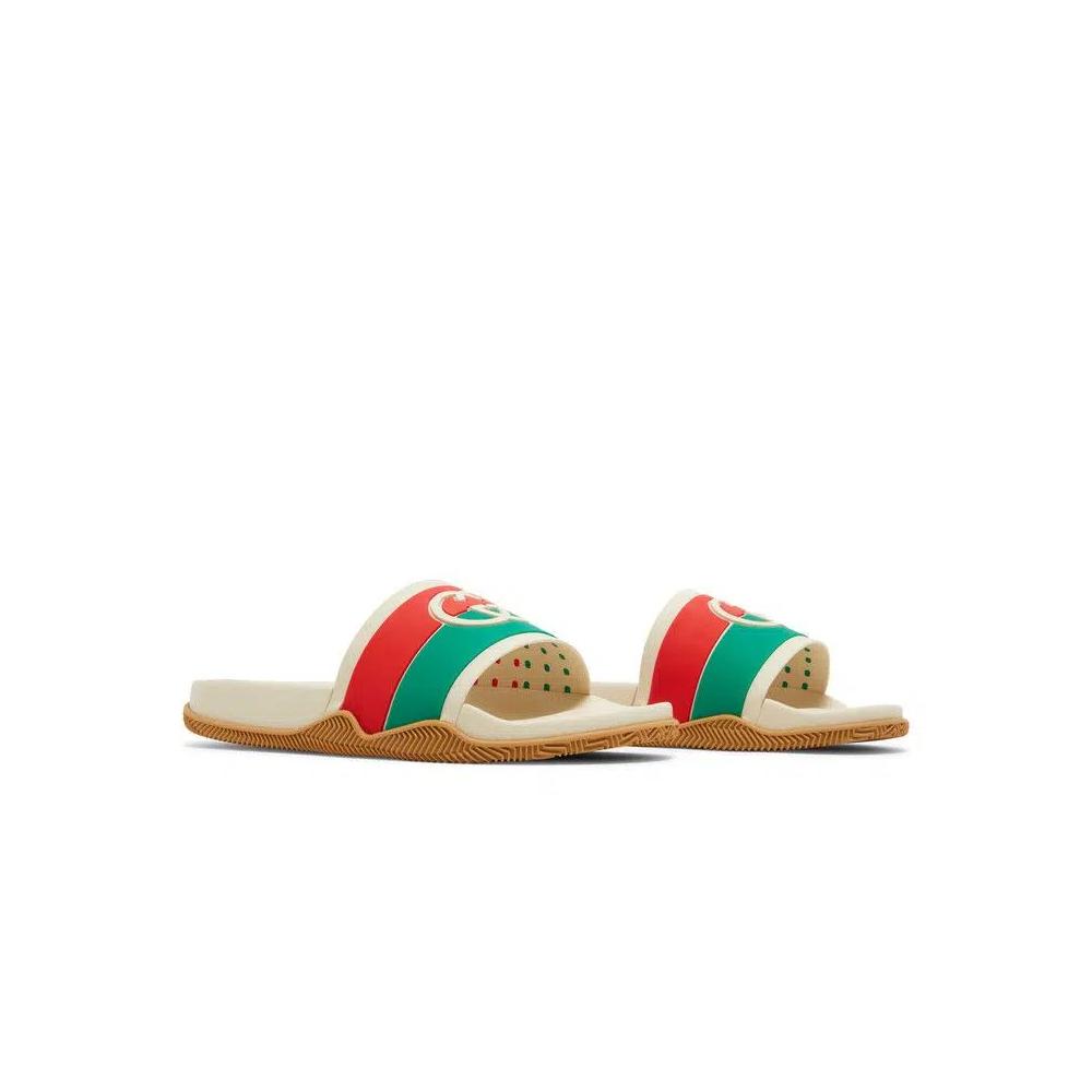 Слайды Gucci Slide 'Interlocking G - Orange Green' 8