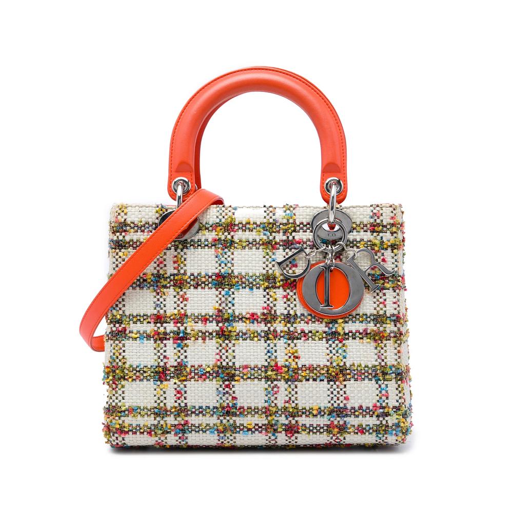2014 Medium Tweed Lady Dior satchel 1