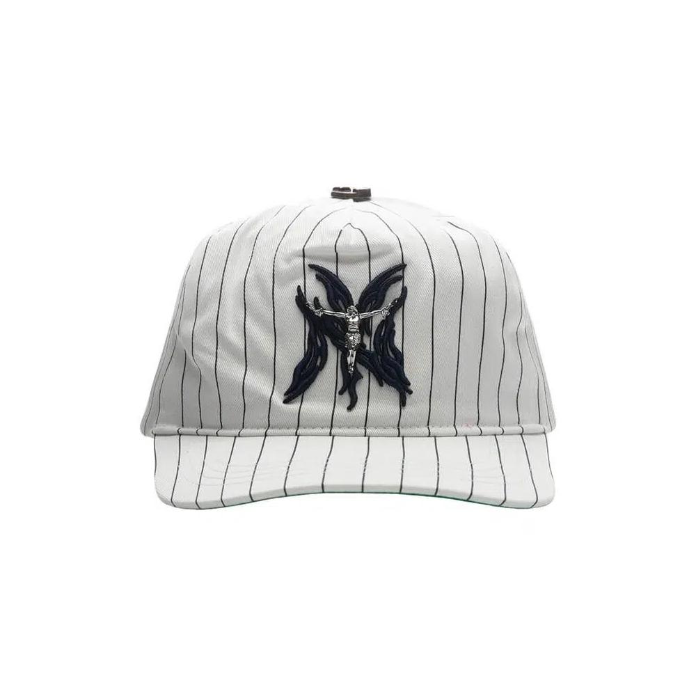 Кепки Hellstar NY Flame Snapback 'White' 1
