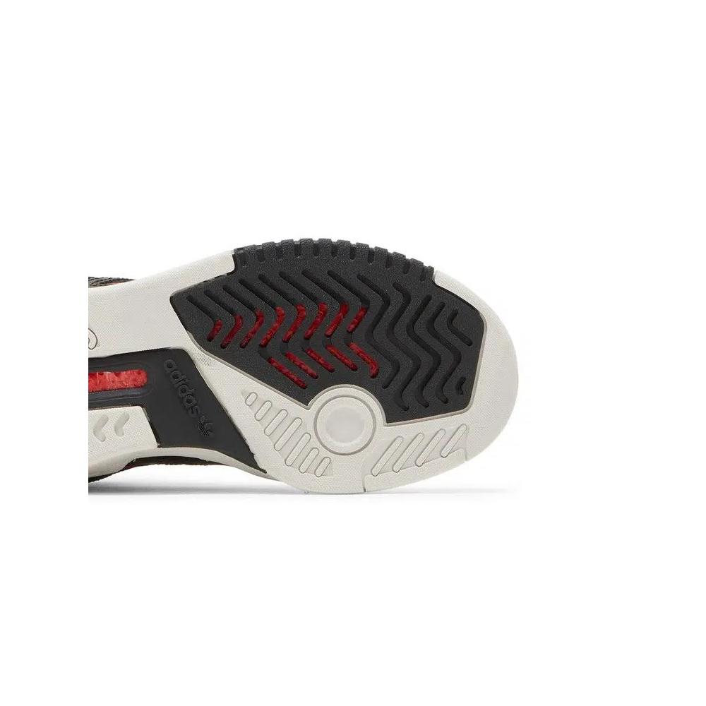 Кроссовки Adidas Drop Step J 'Black Vivid Red' 5