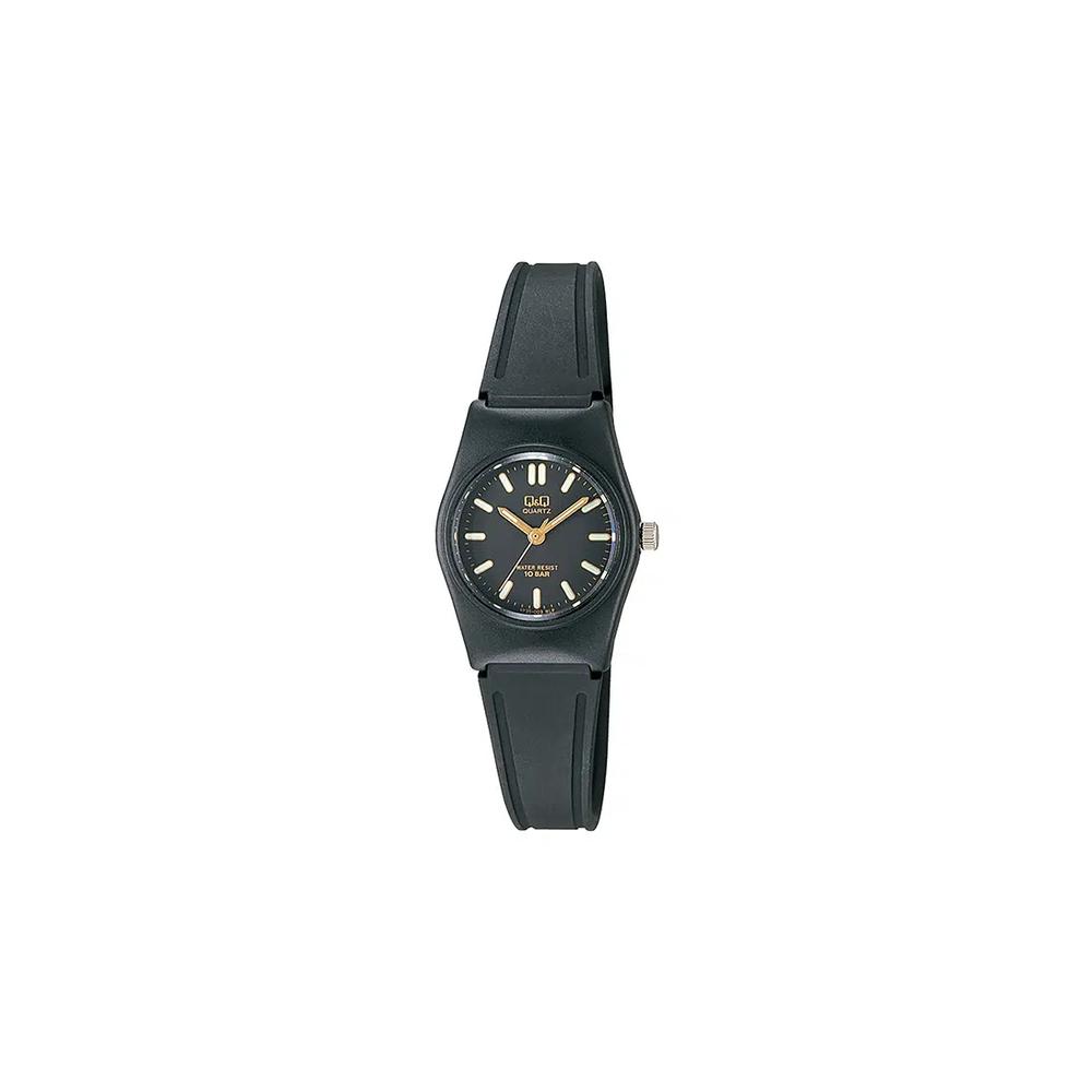 Женские аналоговые часы Citizen VP35J009Y с черным резиновым ремешком 1