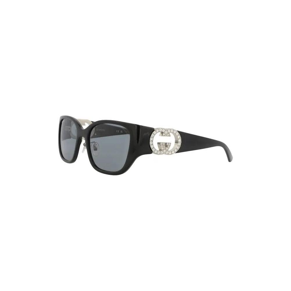 Gucci Cat Eye-Frame Injection Sunglasses 'Черный/Серый' 3