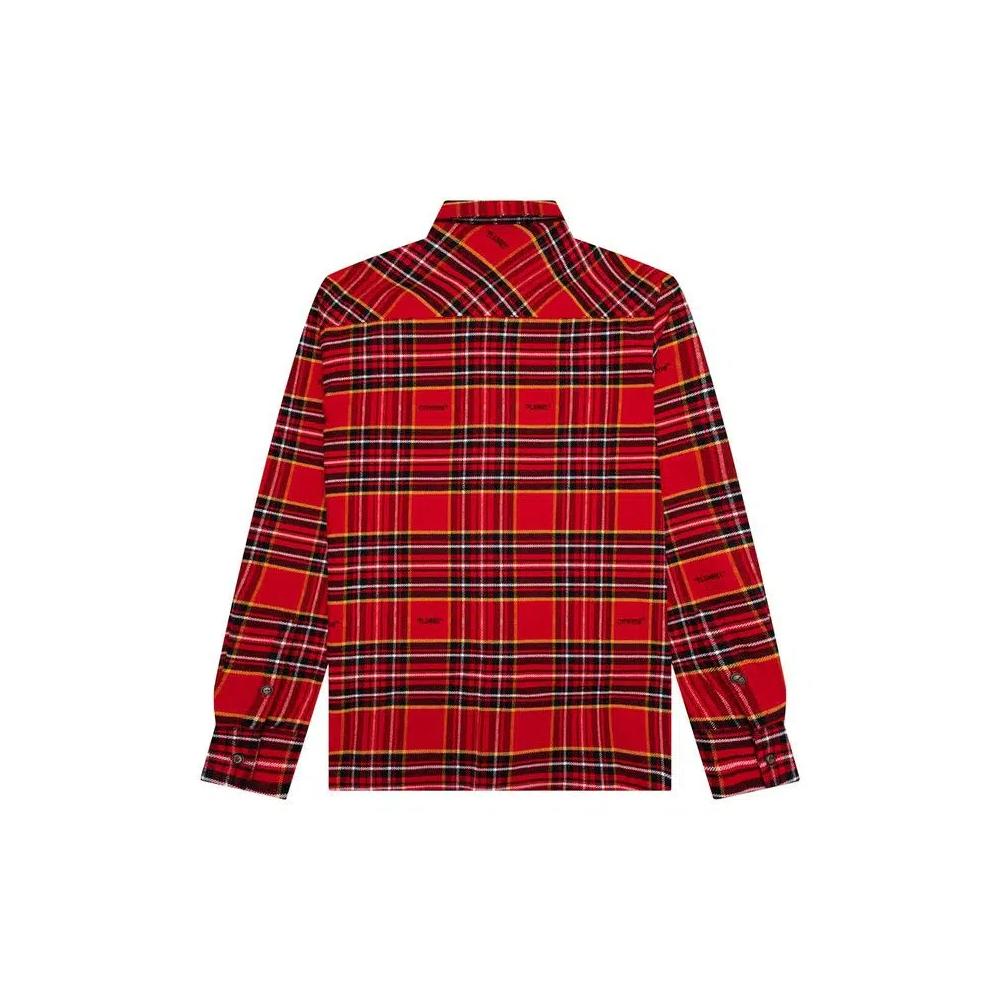 Фланелевые рубашки Off-White Flannel Skate Shirt 'Красный/Черный' 2