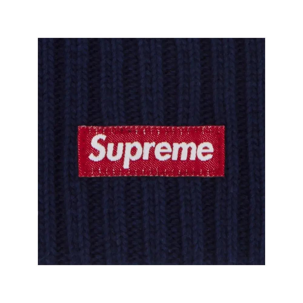 Шапки Supreme Overdyed Beanie 'Light Navy' 3