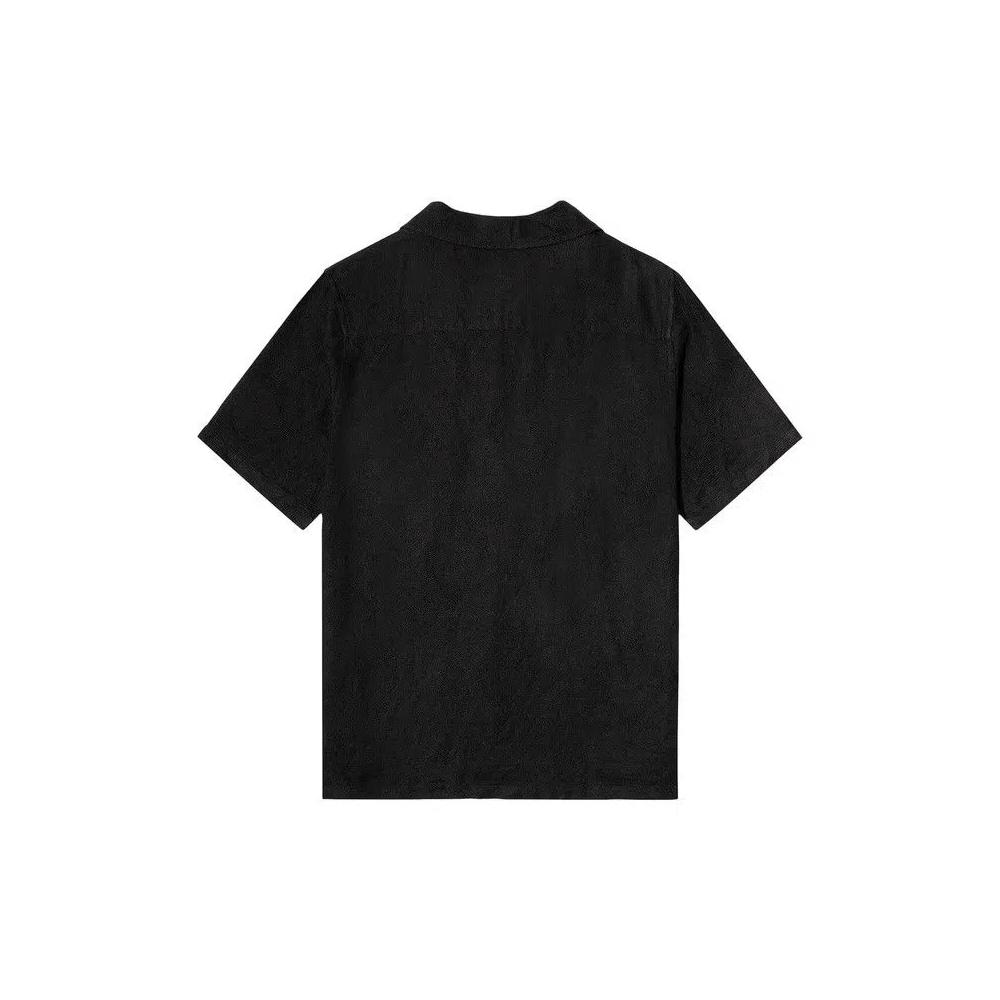 Рубашки Stussy Diamond Jacquard Linen Shirt 'Чёрный' 2