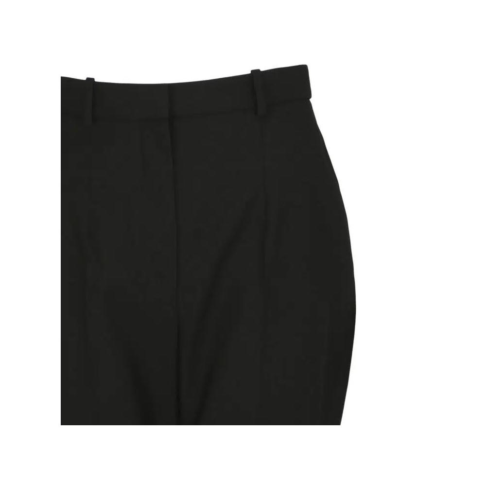 Alexander McQueen High-Waist Wool Pants 'Чёрный' 3