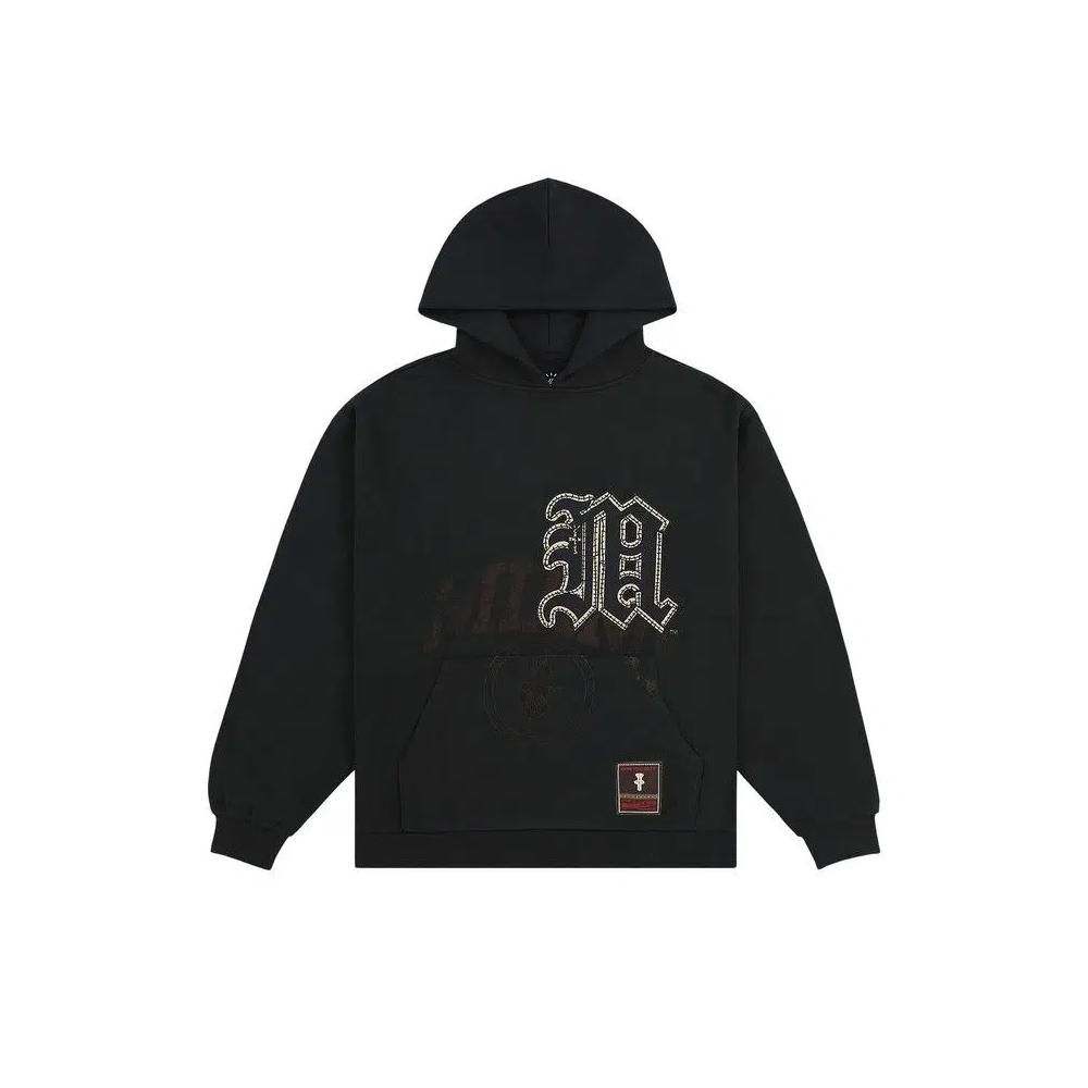 Худи Cactus Jack by Travis Scott x Mitchell & Ness University Of Miami Hoodie 'Black' 1
