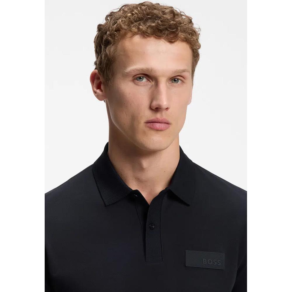 Поло с логотипом Paddy Structured Logo Patch - BOSS Green 3