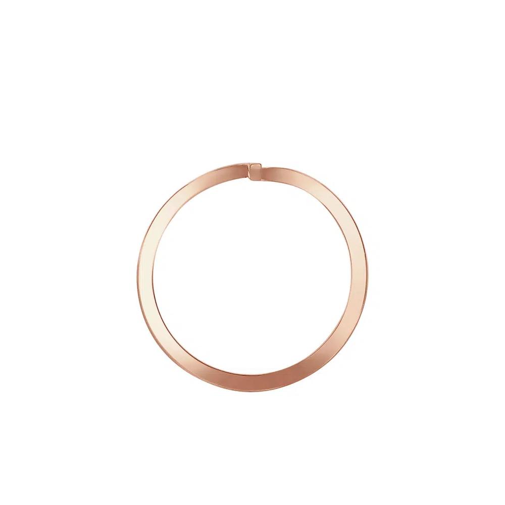 Кольцо Geo Basic Fine с розовым золочением 3