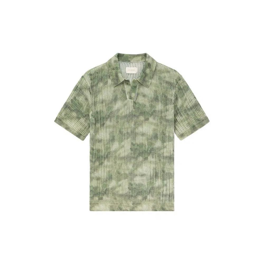 Поло Aimé Leon Dore Mesh Knit Polo 'Зеленый камуфляж' 1