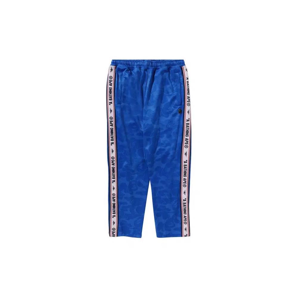 BAPE Solid Camo One Point Свободные Спортивные Штаны 'Синий' 1