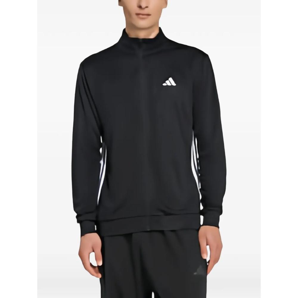Workout Essentials 3-Stripes zip-up sweater 1