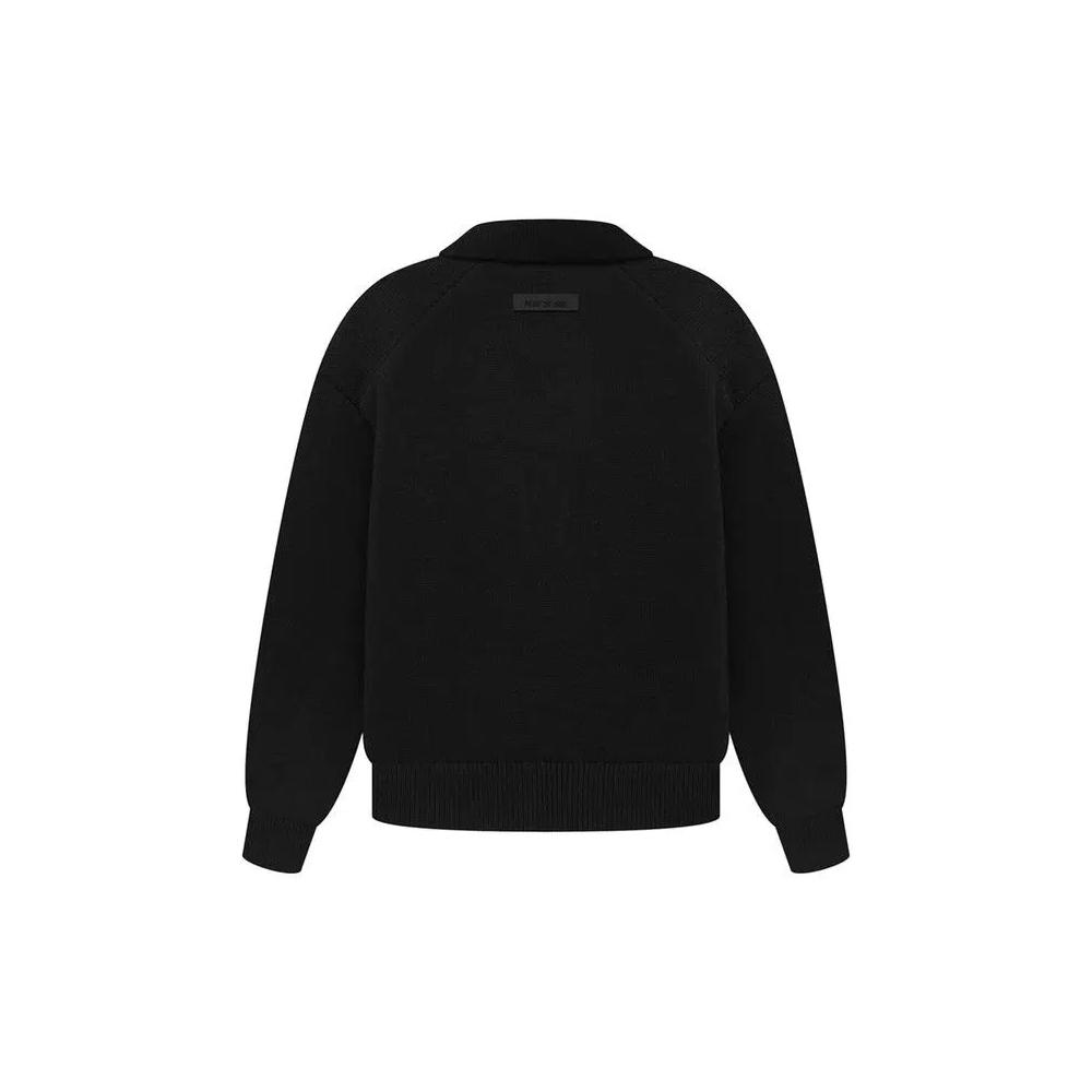 Поло Fear of God Essentials Kids Knit Polo 'Черный джет' 2